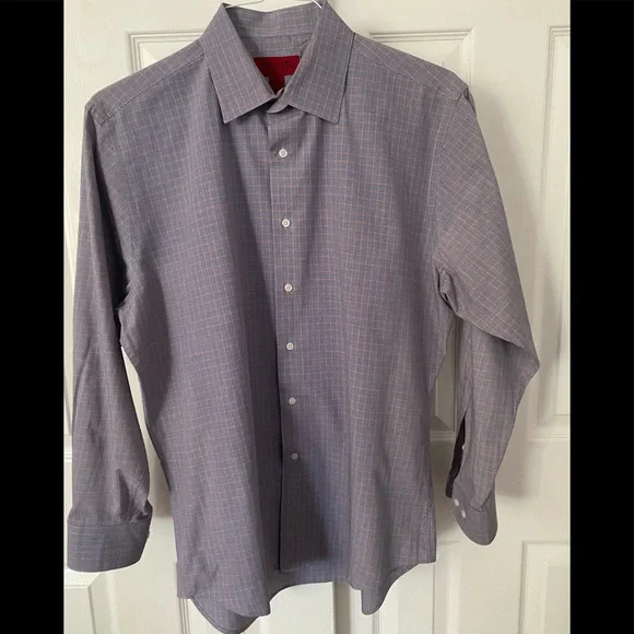 bergamo new york dress shirt Men's BERGAMO New York Black Long Sleeve Dress Shirt